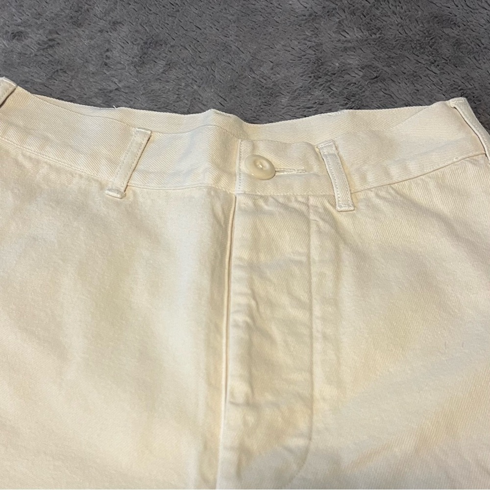 THE GREAT. Off-White Flare Jeans - Picture 6 of 9